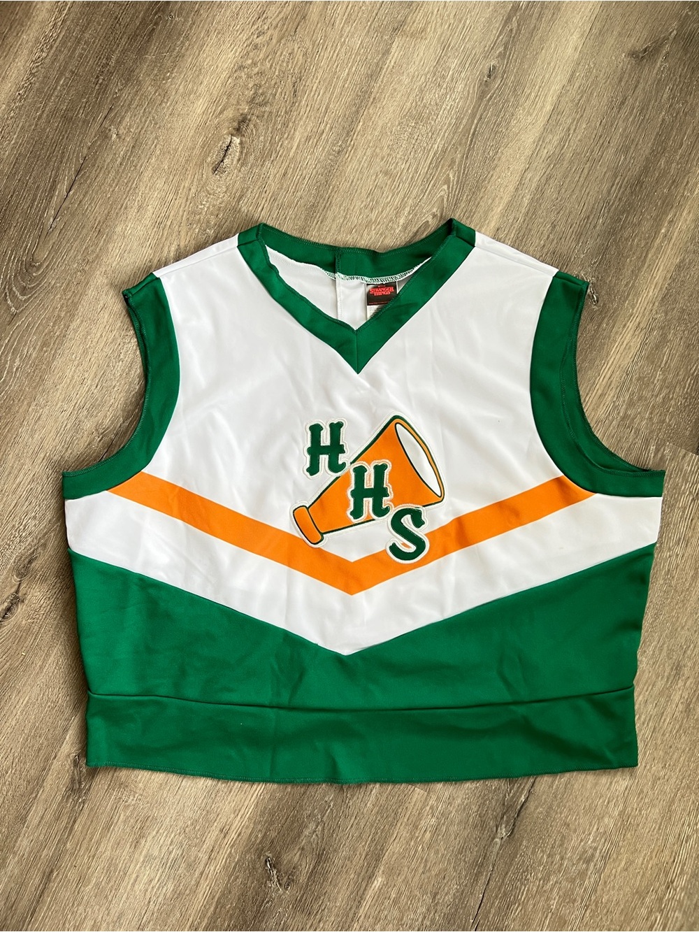 Netlfix Stranger Things Hawkins High School Cheer Top Uniform Halloween Costume